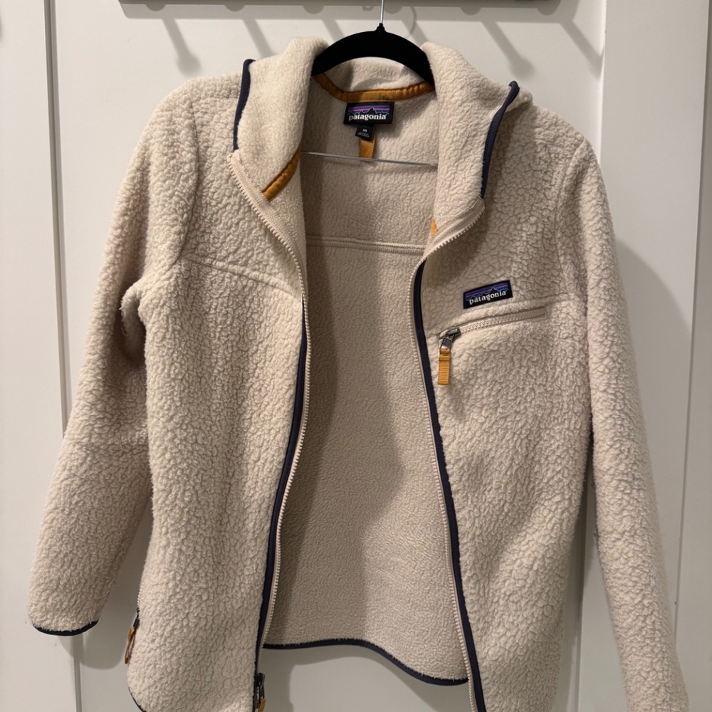Patagonia Retro Pile Hoodie in Pelican XS - Picture 2 of 3